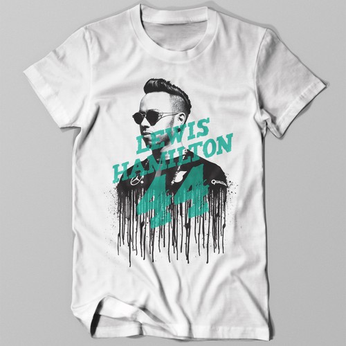 A Cool Lewis Hamilton F1 Fan T-Shirt.