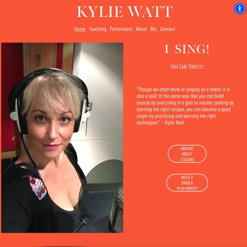 Singer Actor Website