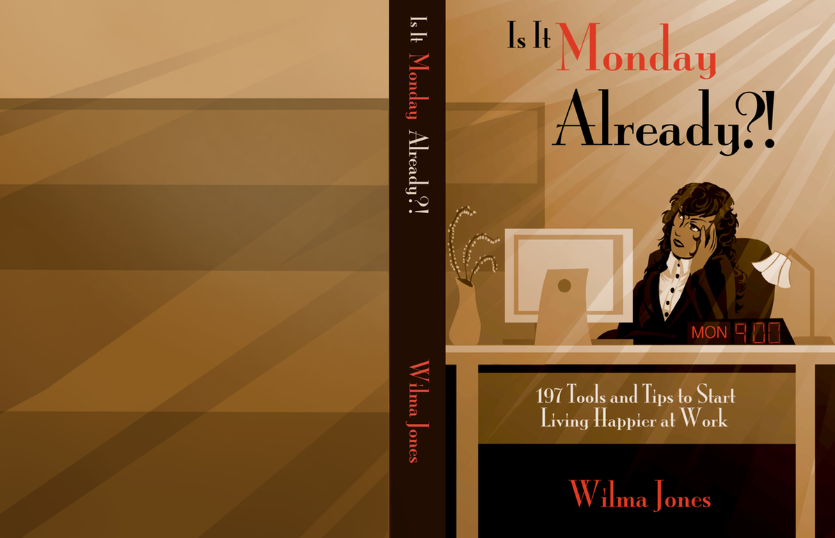 Revision of IIMA?! Cover with Woman at Desk/Cubicle
