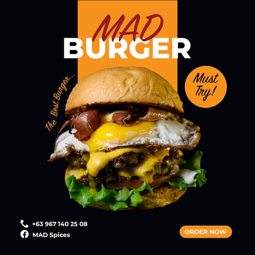 MAD BURGER Social Media Ad