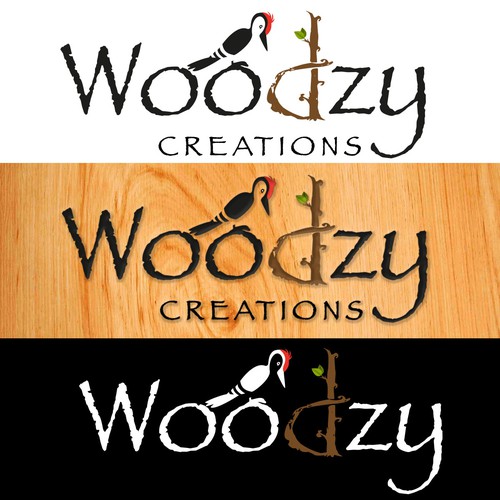 Logo for Woodzy Creations