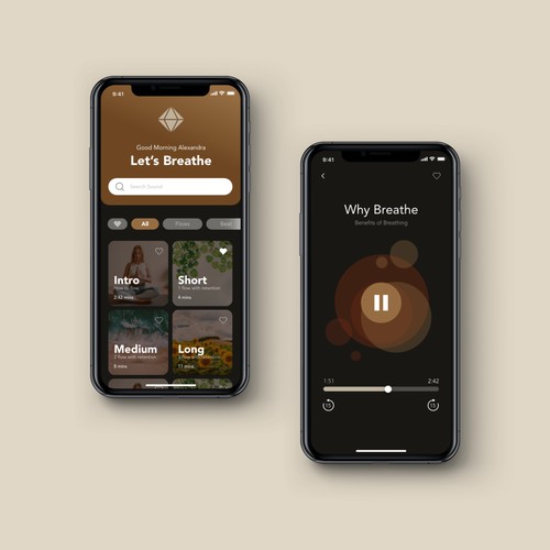 Breathe App Design
