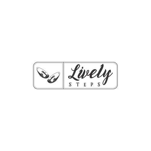 Logo concept for a baby shoes