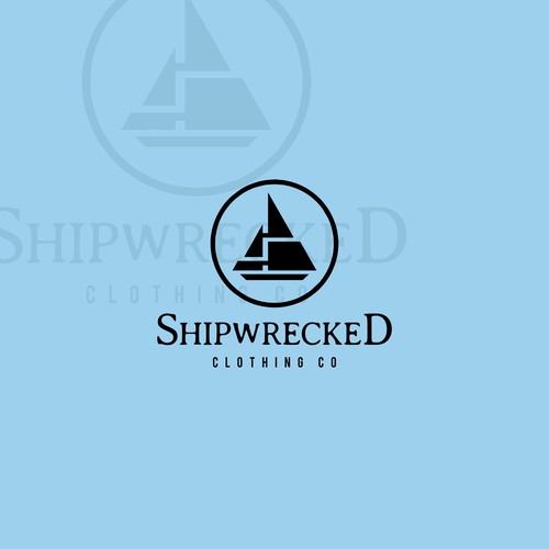 logo design concept for shipwrecked