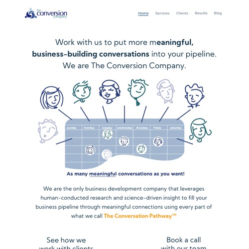 The Conversion Company website redesign. 