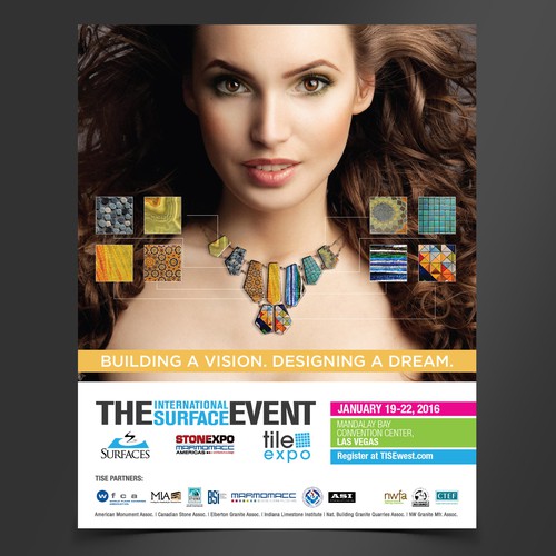 Ad Design Concept for Surface Tile Event