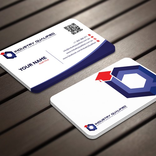 Create business cards for Industry Qualified
