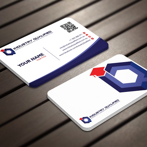 Create business cards for Industry Qualified