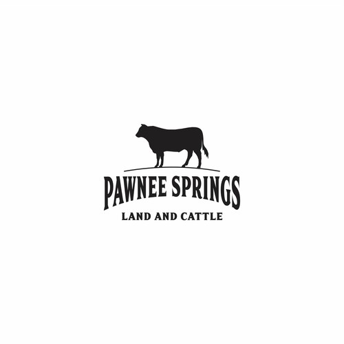 Simple cattle ranch logo