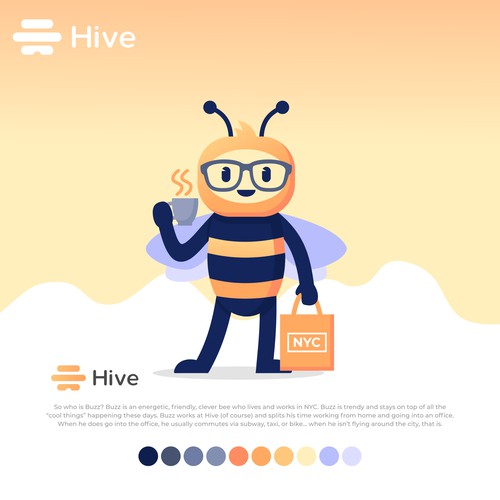 Hive Bee Mascot