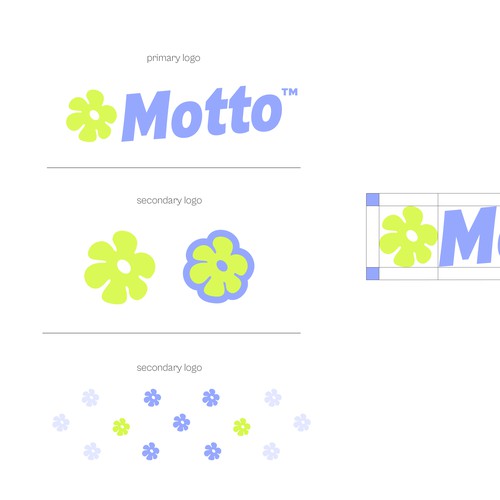 logo process footage for a flower shop