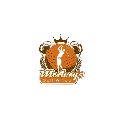 logo for golf and bar