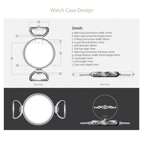 Edgy Retail Fashion Accessory Line Needs Your Help-Watch Casing Design