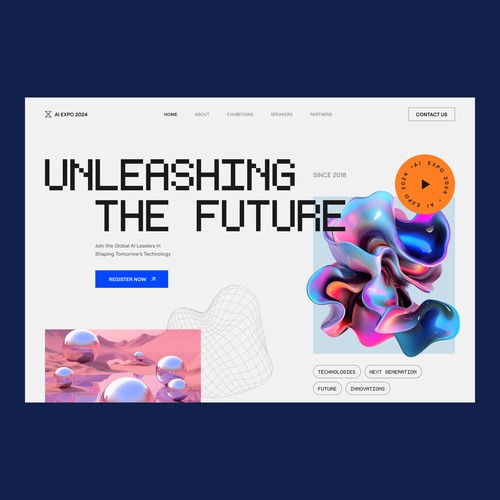 Web Site for Exhibition — AI Expo 2024