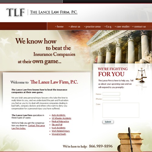 Personal Injury Law Firm Web Site