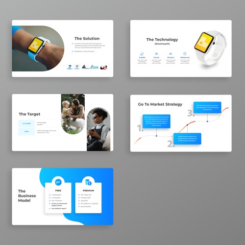 Investor deck design