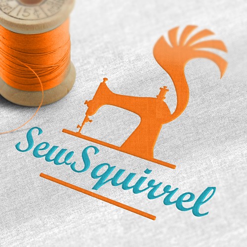 Sew Squirrel Logo