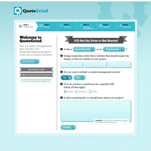 Snazzy web project estimator