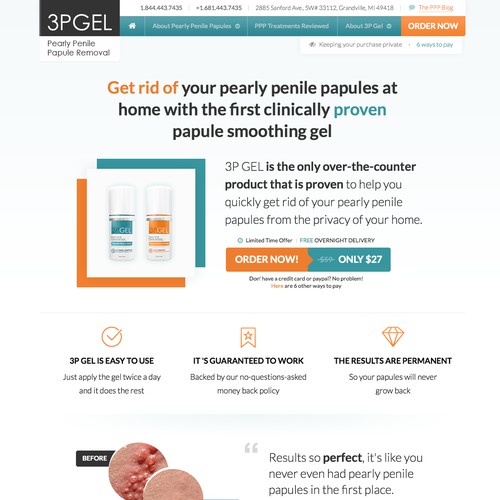 3PGEL website design