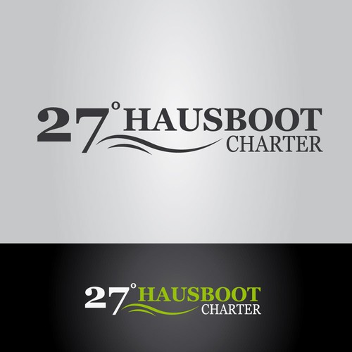 Logokonzept für Hausbootverleih