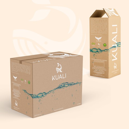 Box Packaging for bottle water