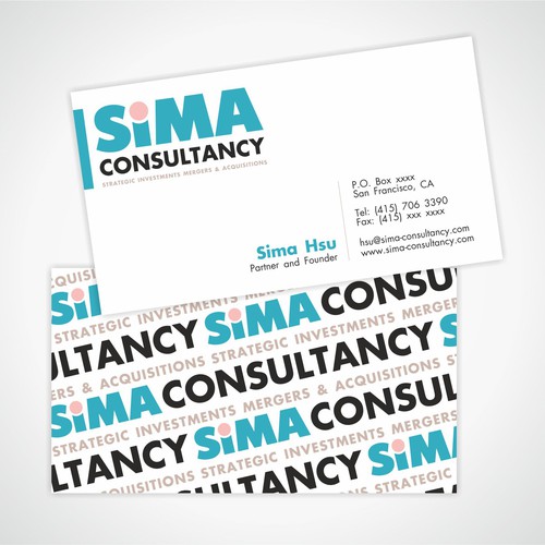 SIMA Consultancy business card 