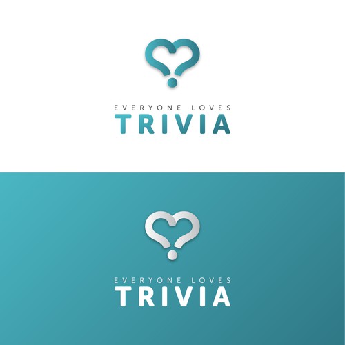 Simple logo concept for trivia subscription service