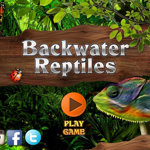 Backwater Reptiles - Interface Design
