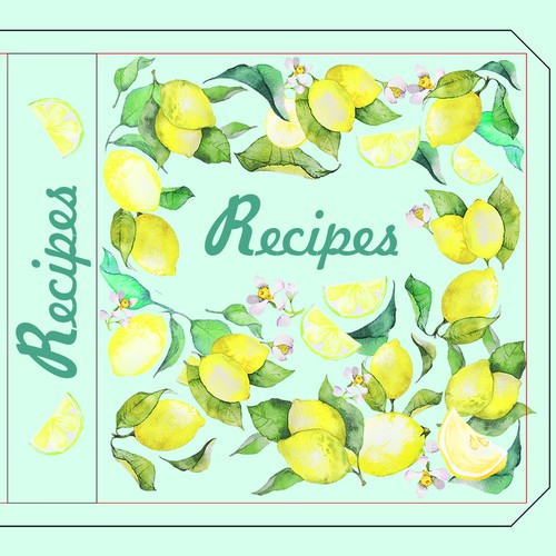 Recipe Binder Cover designed