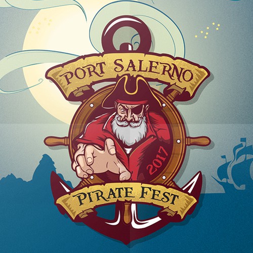 Logo for annual pirate festival.