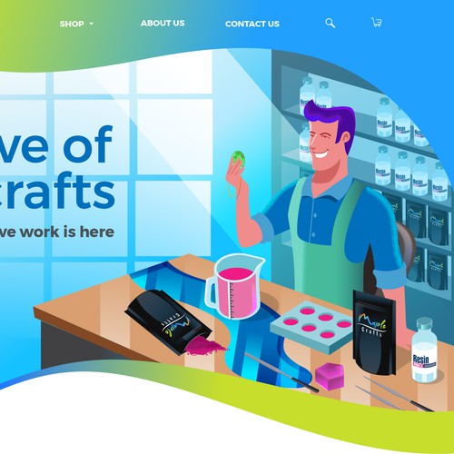 banner landing page for maplecrafts