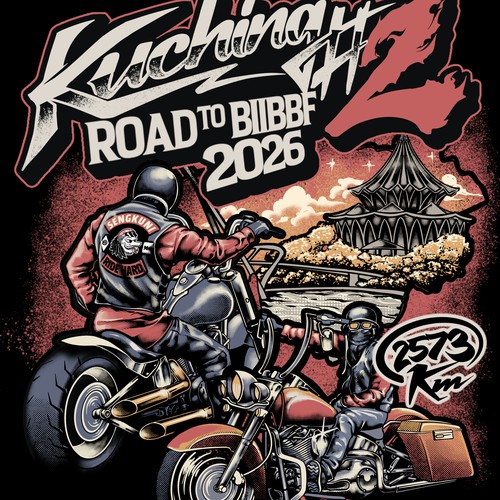 Design illustration club motocycle for tshirt