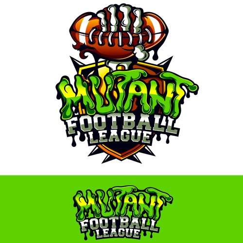 Design a killer logo for the videogame: Mutant Football League