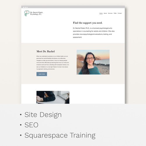 Website Design: Psychologist 