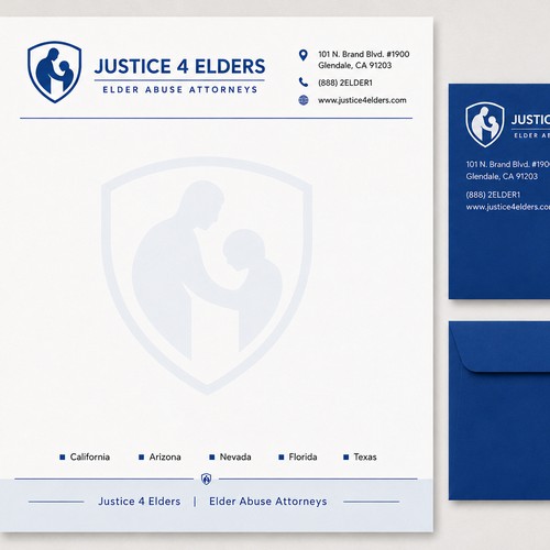 Letterhead and envelope design