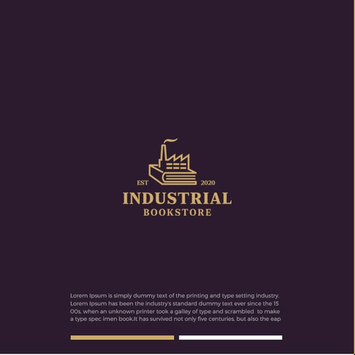 Logo Design for "Industrial Bookstore"