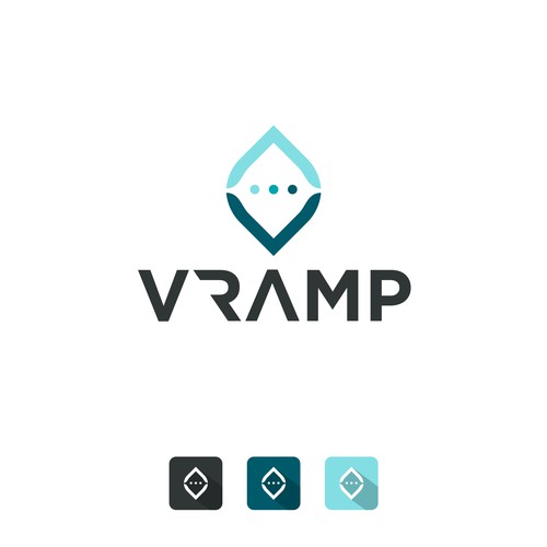 VRAMP it up with a powerful modern logo