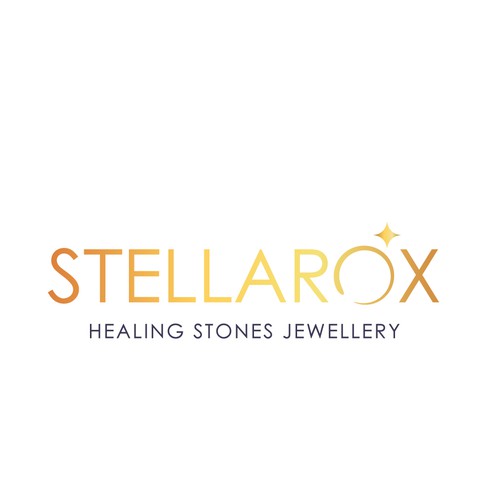 Luxury logo for healing stones jewellery online store