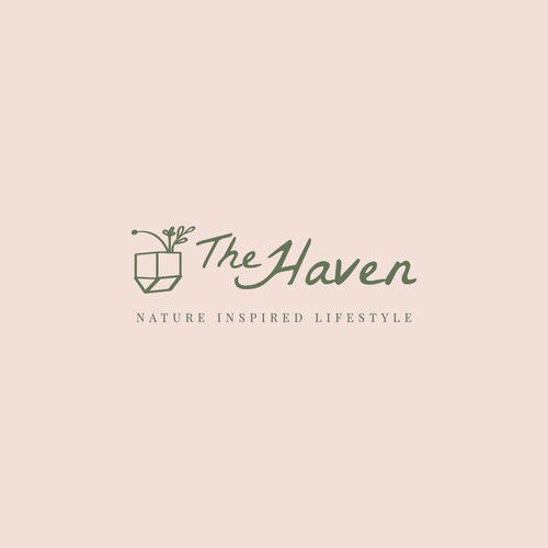 Logo available for customisation and sale.Organic Logo for high end nature inspired boutique - sell plants and hand crafted goods