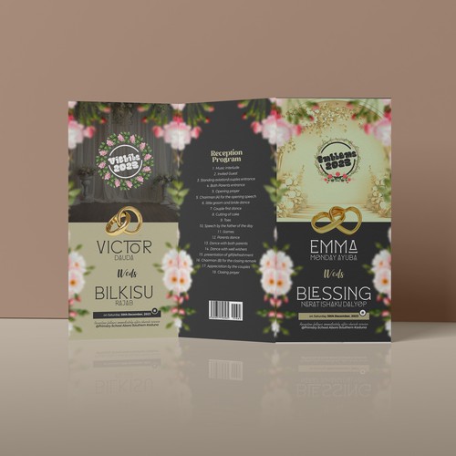 Dual fold wedding