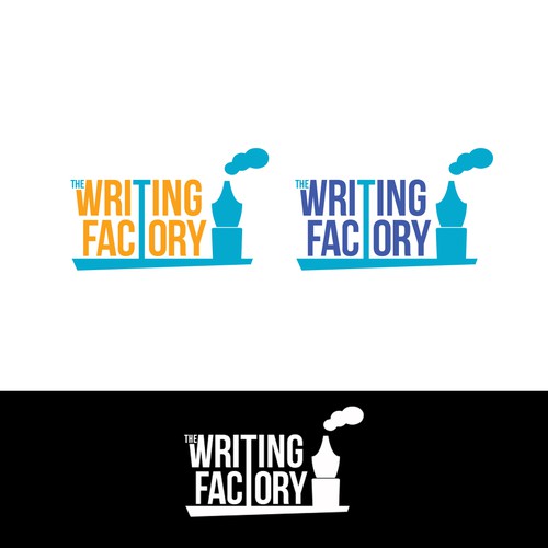 Logo concept for the writing factory