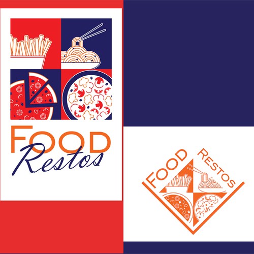 Logo development for a chain of fast food restaurants.