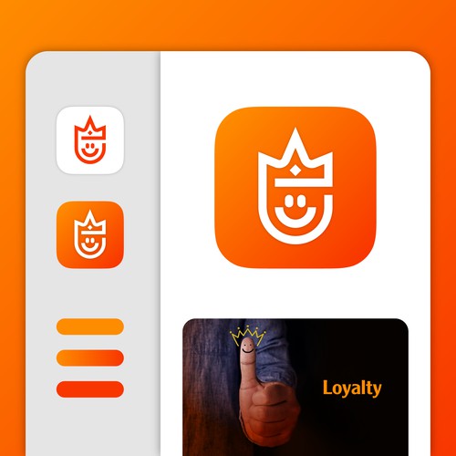 Simple memorable app icon design