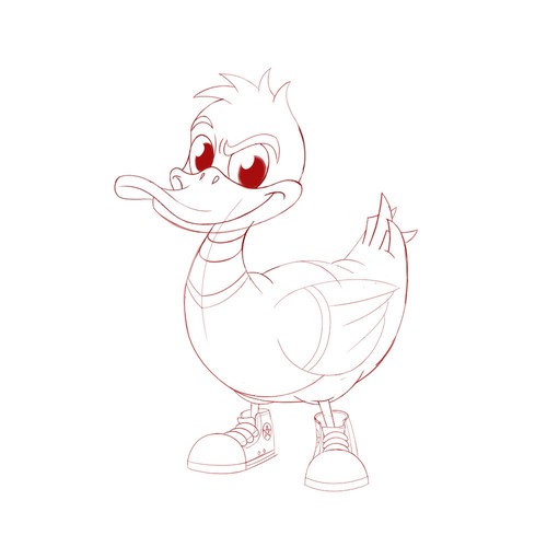 Mascot Design Concept for Duck Yeah!