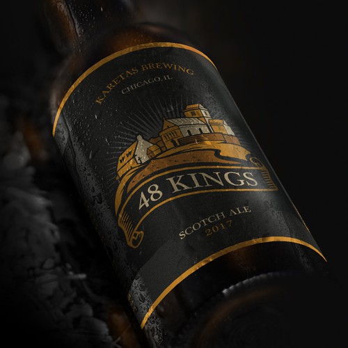 48 Kings label design