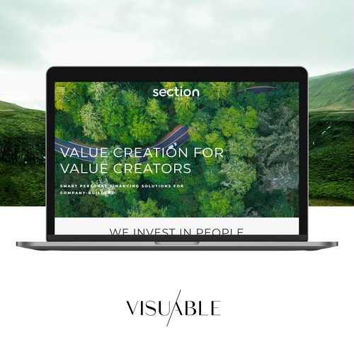 Squarespace Website for Investment Firm