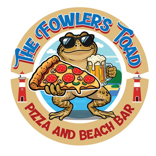 Logo design concept for the Fowler' Toad