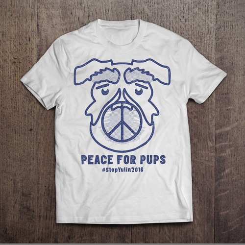 T-shirt for Anti-Dog Meat Festival in China.