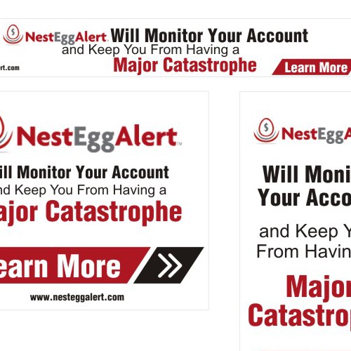 Create banner ads for NestEggAlert to attract customers