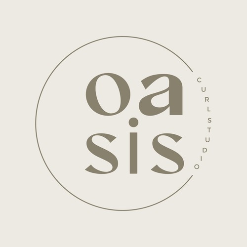 oasis curl studio logo